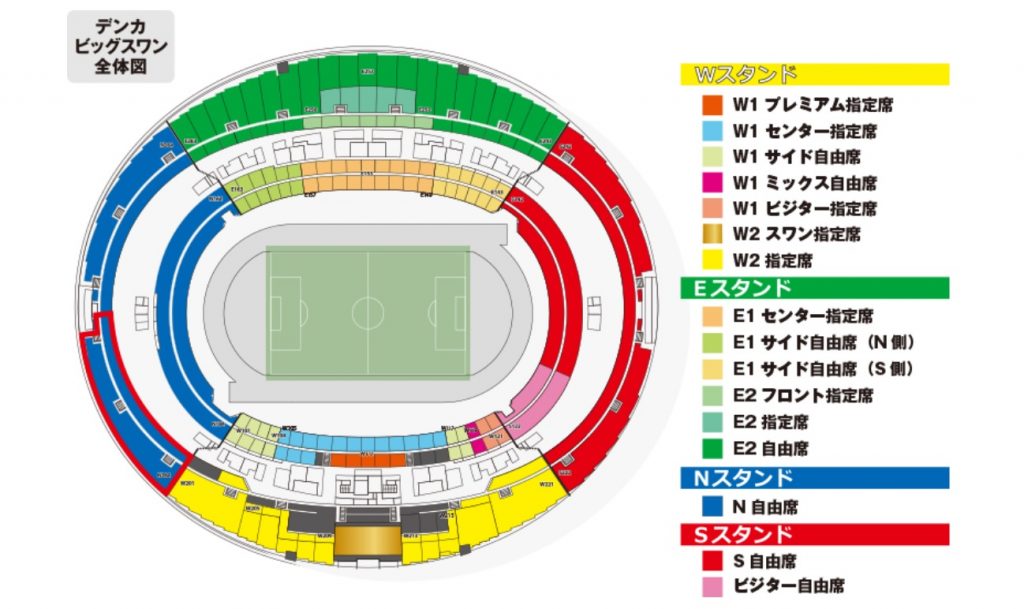 デンカビッグスワンスタジアム_座席表