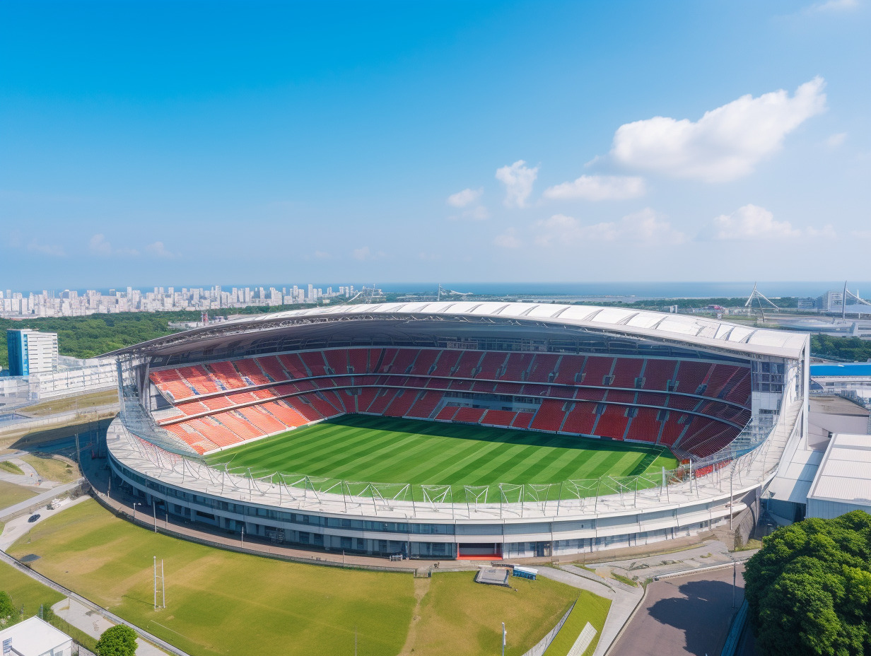 沖縄のサッカースタジアム