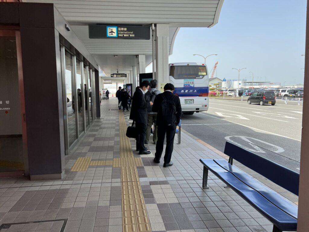 長崎空港のバスのりば
