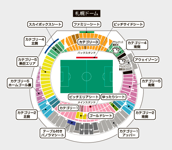 札幌ドーム 座席図