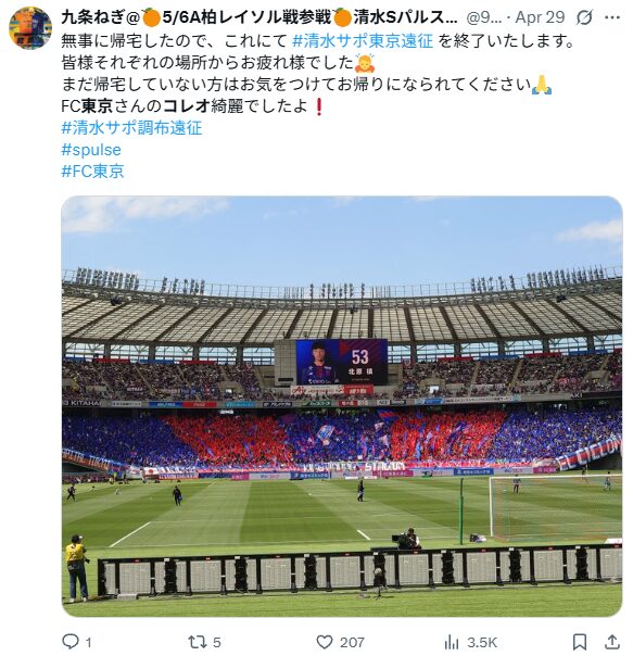 FC東京のコレオグラフィー