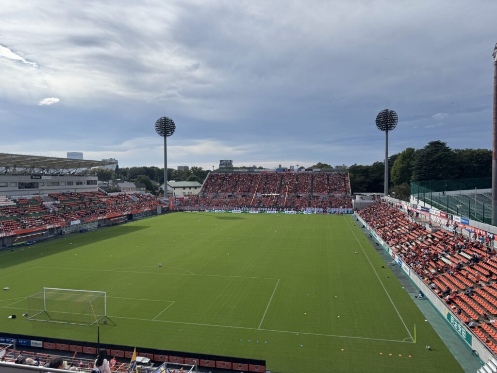 NACK5スタジアム大宮　
東サイドスタンドから